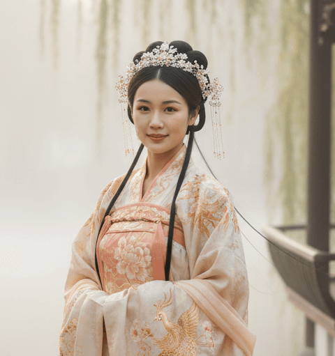 Chinese Hanfu Portrait Photography Style