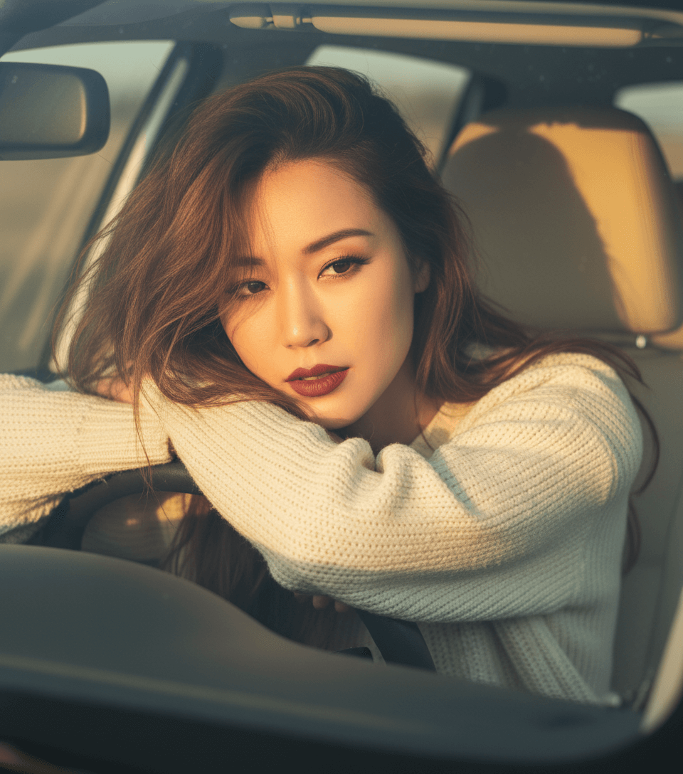 Golden Hour Car Portrait